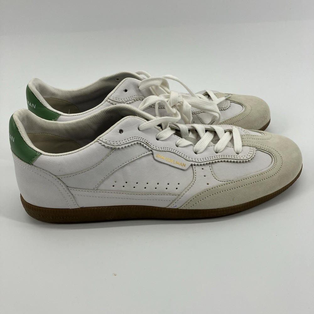 Sam Edelman Aloha Suede Sneakers Green And White Size 11 M